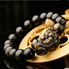 Organic jewelry, men's bracelet natural stone