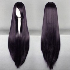 Cos wig, colorful straight hair cosplay wig, versatile anime best-selling wig 100cm