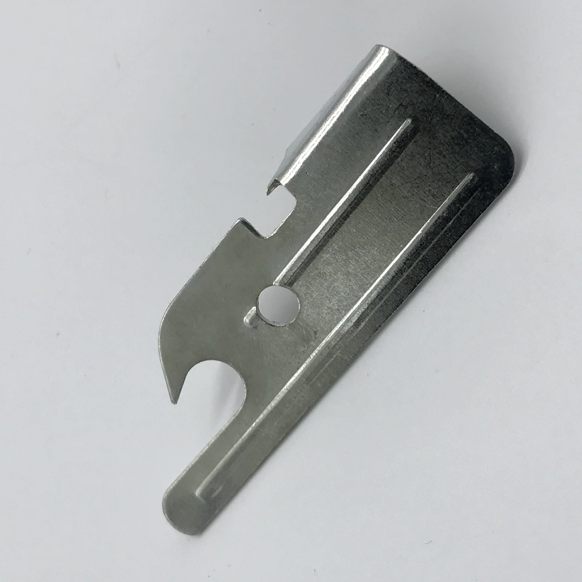 Гальваника полированная простая нержавеющая сталь небольшой консервный нож, многоразовый открыватель для бутылок, трехразовый открытый