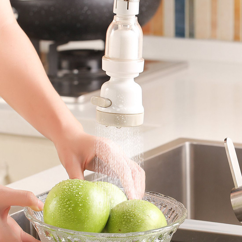Kitchen faucet bubble head third-speed universal nozzle water saver water purifier filter element kitchen splash-proof artifact
