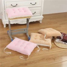 毛絨坐墊冬季羊羔絨辦公室餐椅墊加厚保暖電腦椅墊學生椅子座墊