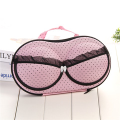 Factory direct sales EVA bra box travel portable storage bag cute underwear covered bra storage box