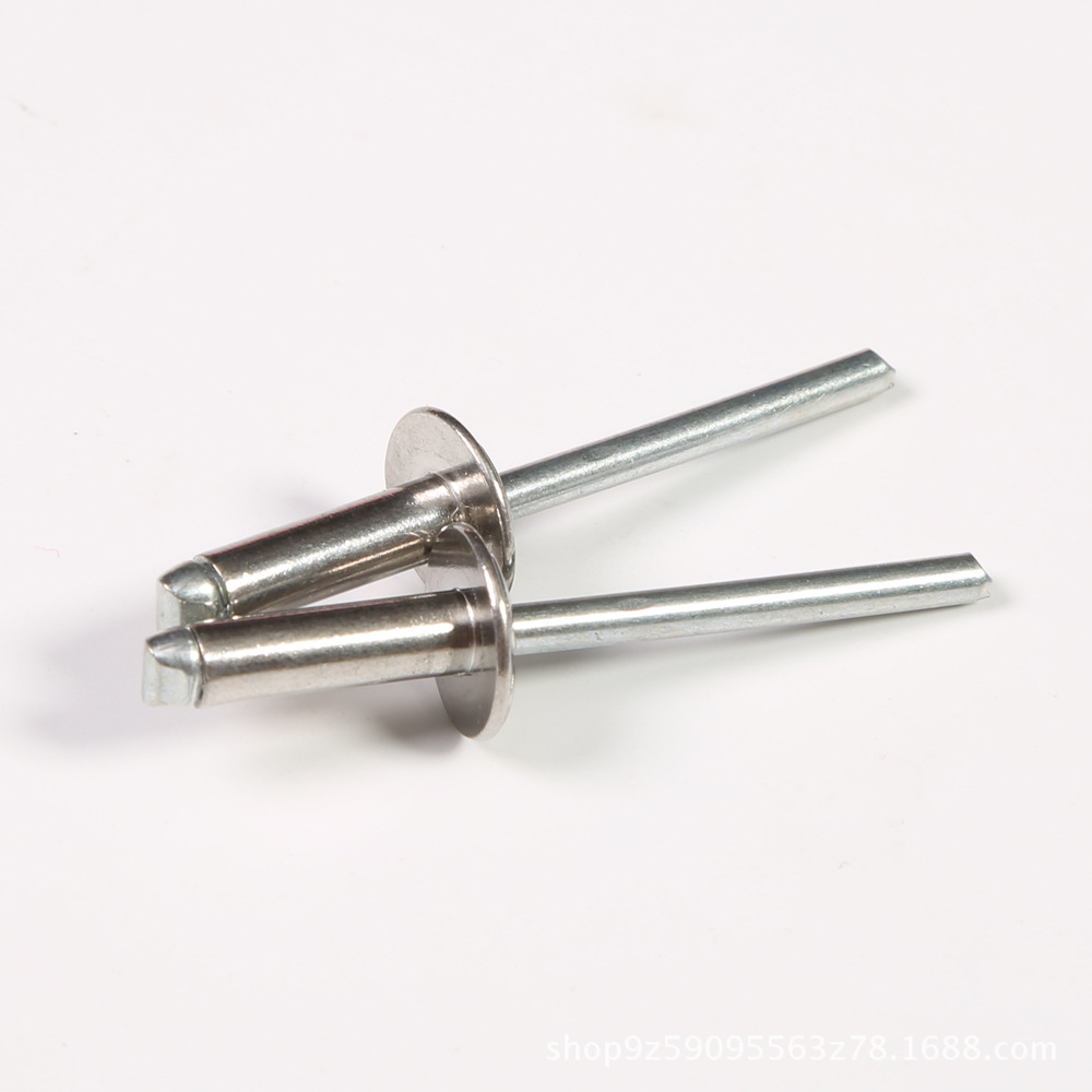 不锈钢抽芯铆钉供应铆钉加工M5/4.8白钢拉钉5.0全钢抽芯柳丁