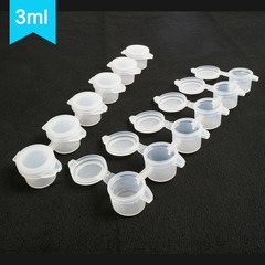 3ml six-color conjoined empty plastic box, new acrylic watercolor paint strip empty box, digital oil paint box