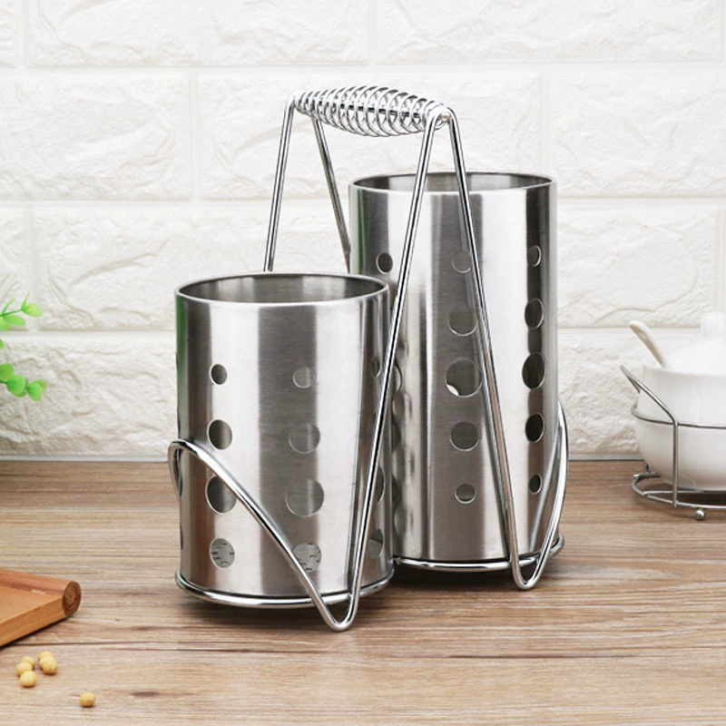 Chopsticks stainless steel, creative set, tableware, storage system, drying rack, direct factory sales