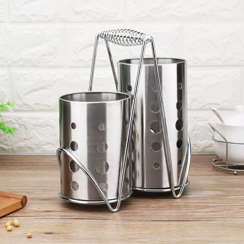 Chopsticks stainless steel, creative set, tableware, storage system, drying rack, direct factory sales