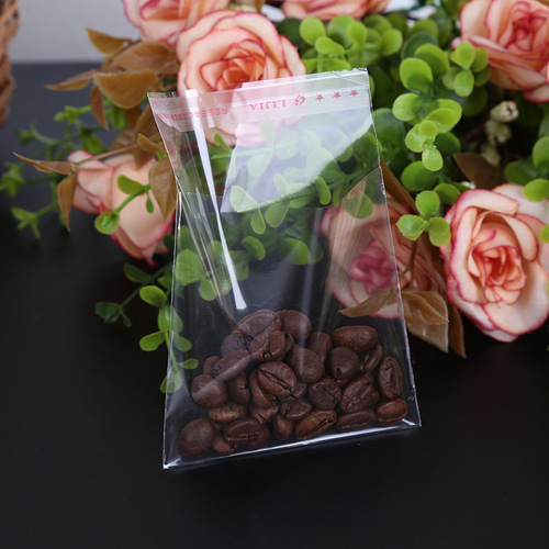 opp transparent packaging bag self-adhesive bag environmentally friendly plastic pe ziplock bag jewelry plastic packaging bag wholesale