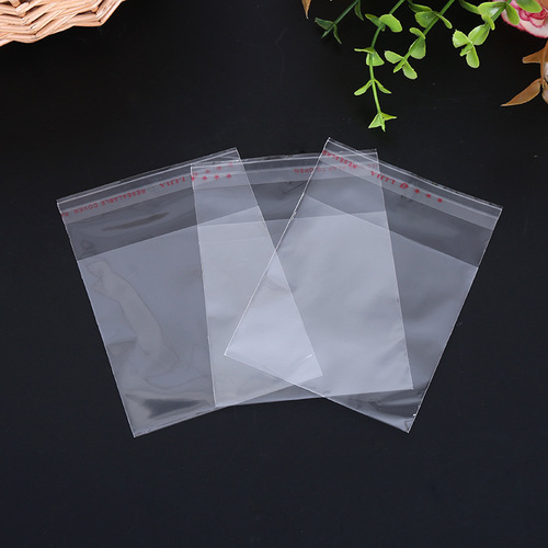 opp transparent packaging bag self-adhesive bag environmentally friendly plastic pe ziplock bag jewelry plastic packaging bag wholesale