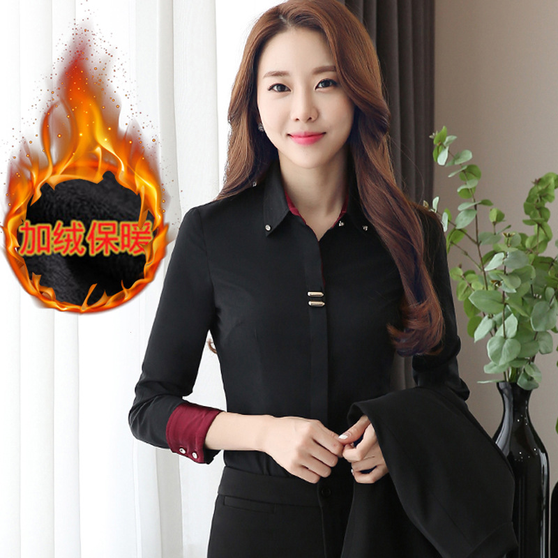 Demi-season warm professional shirt