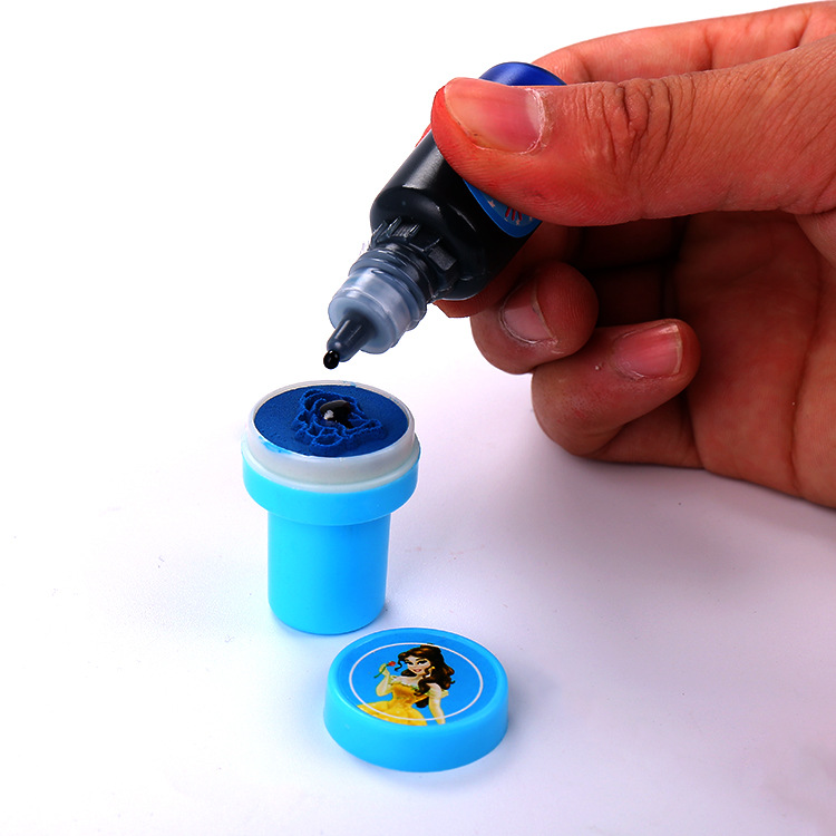 Fábrica directa de dibujos animados lindo patrón de los niños sello de aceite de impresión a base de agua aceite de impresión líquida de color