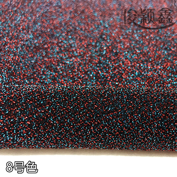 厂家供应金属丝亮丝银丝双色闪光丝针织连衣裙裙装服装女装面料春