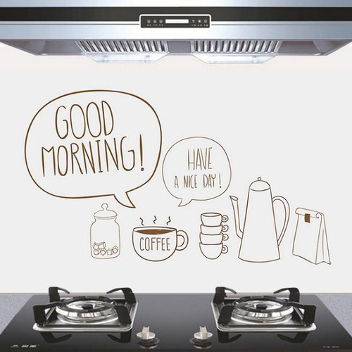 Household kitchen oil-proof sticker stove high temperature oil smoke sticker kitchen tile oil-proof sticker oil smoke wall sticker
