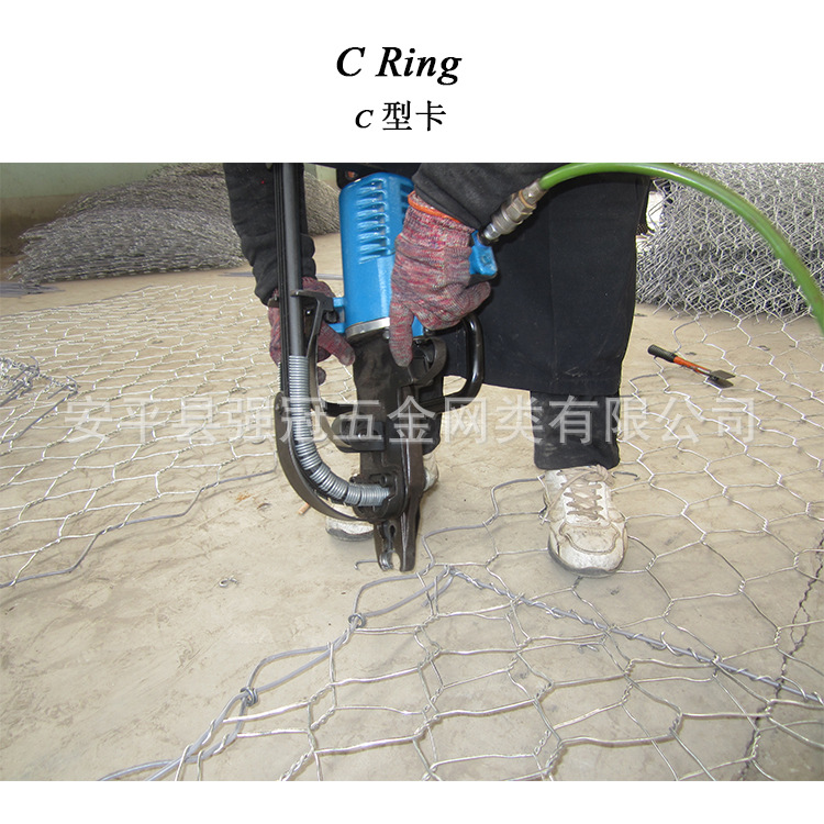 平纹编织重型高尔凡防洪铁丝石笼网 2*1*1m尺寸铅丝笼