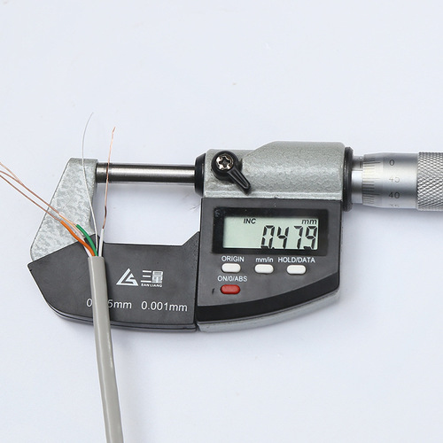 Factory Direct Sale 4-Core 0.5 Pure Copper Indoor Phone Cord Oxygen-Free Copper Quad-Shielded Twisted Pair Network Cable Special for Telecom 300 Meters