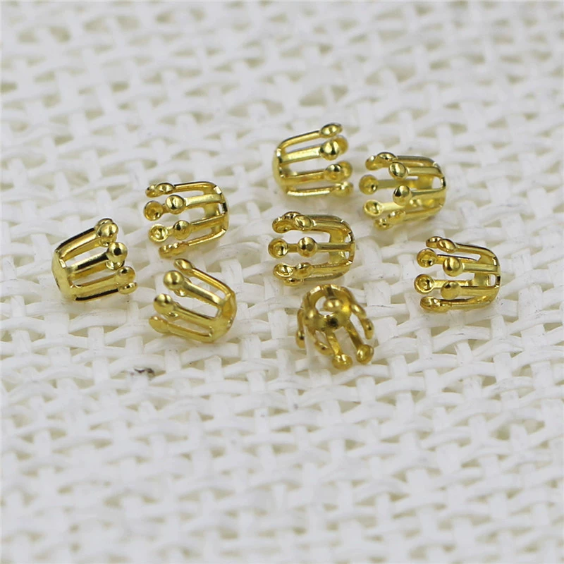 DIY аксессуары Чистая медь цветок Сердце цветок 5 мм 6 мм шпилька материал