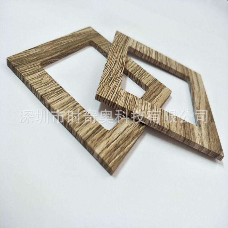 水转印木纹铝合金面板 墙壁开关插座铝面板 五金冲压铝片 铝板