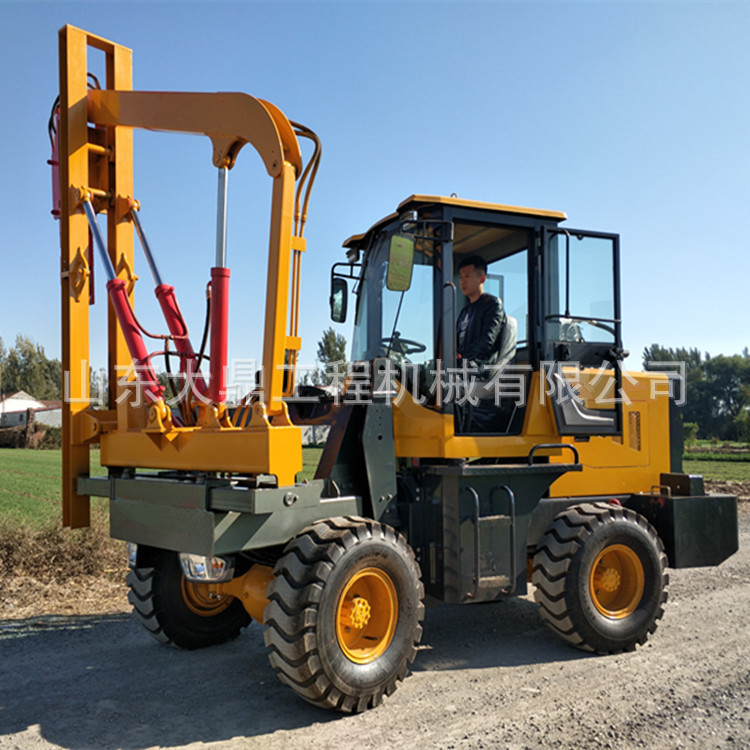 岩石打桩机 公路护栏岩石打桩机 高速公路护栏岩石打桩机怎么样