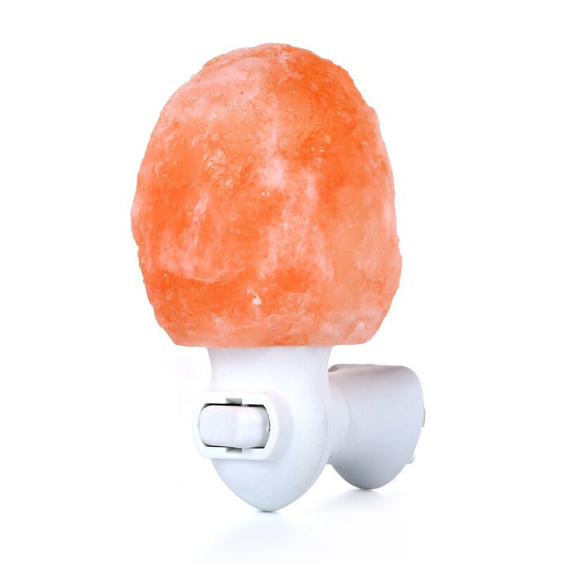 ➲ Wholesale Himalayan Salt Lamp Small Wall Lamp Bedside Lamp Salt Crystal Lamp Natural Warm Light Table Lamp Decorative Ornament