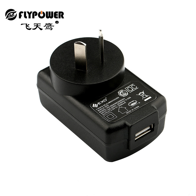 Bluetooth headset adapter small audio power supply 5V2A adapter Argentina gauge Power Adapter Manufacturer
