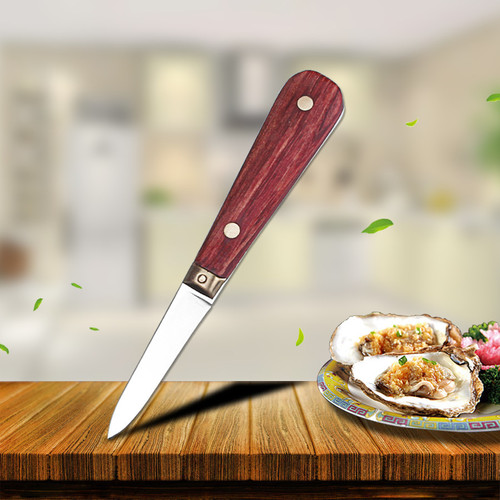 Damascus Grain Rosewood Pu'er Tea Knife Thickened Tea Cone Tea Ceremony Accessories Oyster Shrimp Scallop Tool Taobao