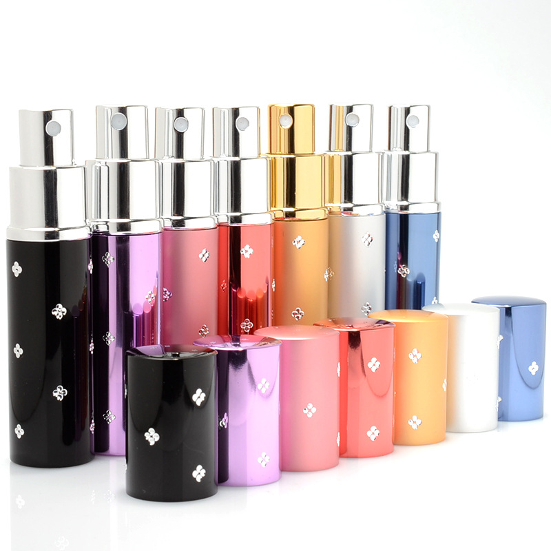 En stock venta al por mayor botella de embalaje de perfume portátil de vidrio en aerosol tanque interno botella vacía botella de spray CAPACIDAD 10ml