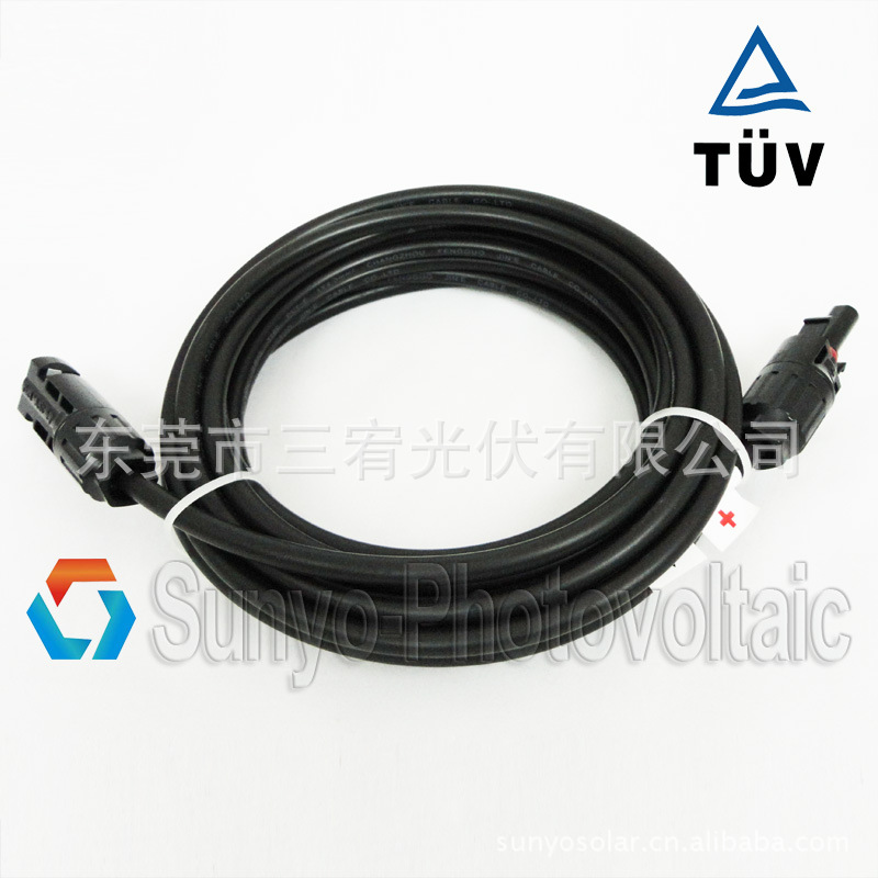 厂家直销 太阳能光伏线材solar MC4连接器 防水IP68高效能