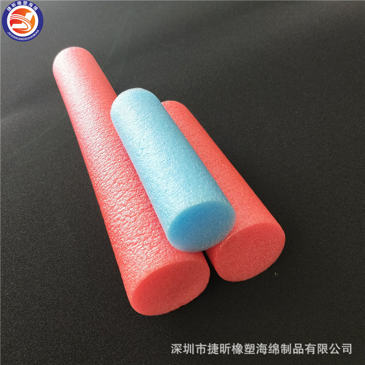 工厂批发 60直径无人机增高脚架水上浮力棒 红色珍珠绵耐撕泡沫棒