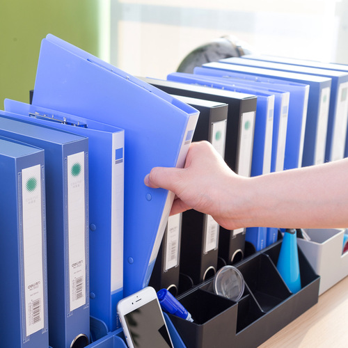 Deli 78981 file rack four-link file column file rack office financial storage file column file basket
