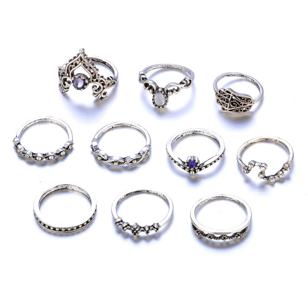Retro set, ring, European style