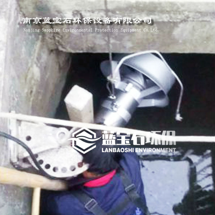 地下潜水搅拌机带水平转向式安装 QJB4/6-400-960不锈钢搅拌器