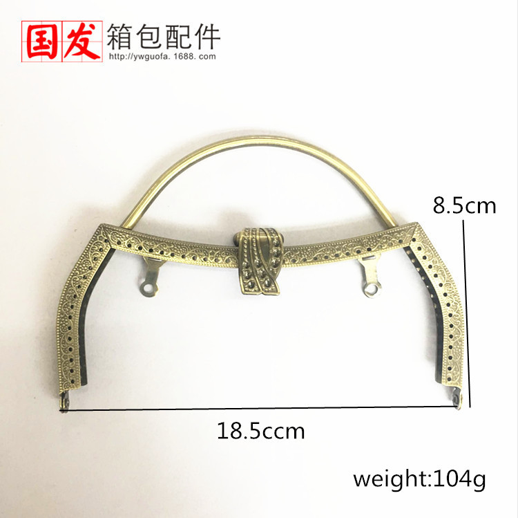 18cm cintura cóncava cabeza de hoja mano oro agujero de aguja oro bronce oro ligero