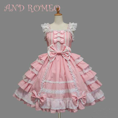 lolita Princess Dress Palace Style Lace Bow cosplay Dress