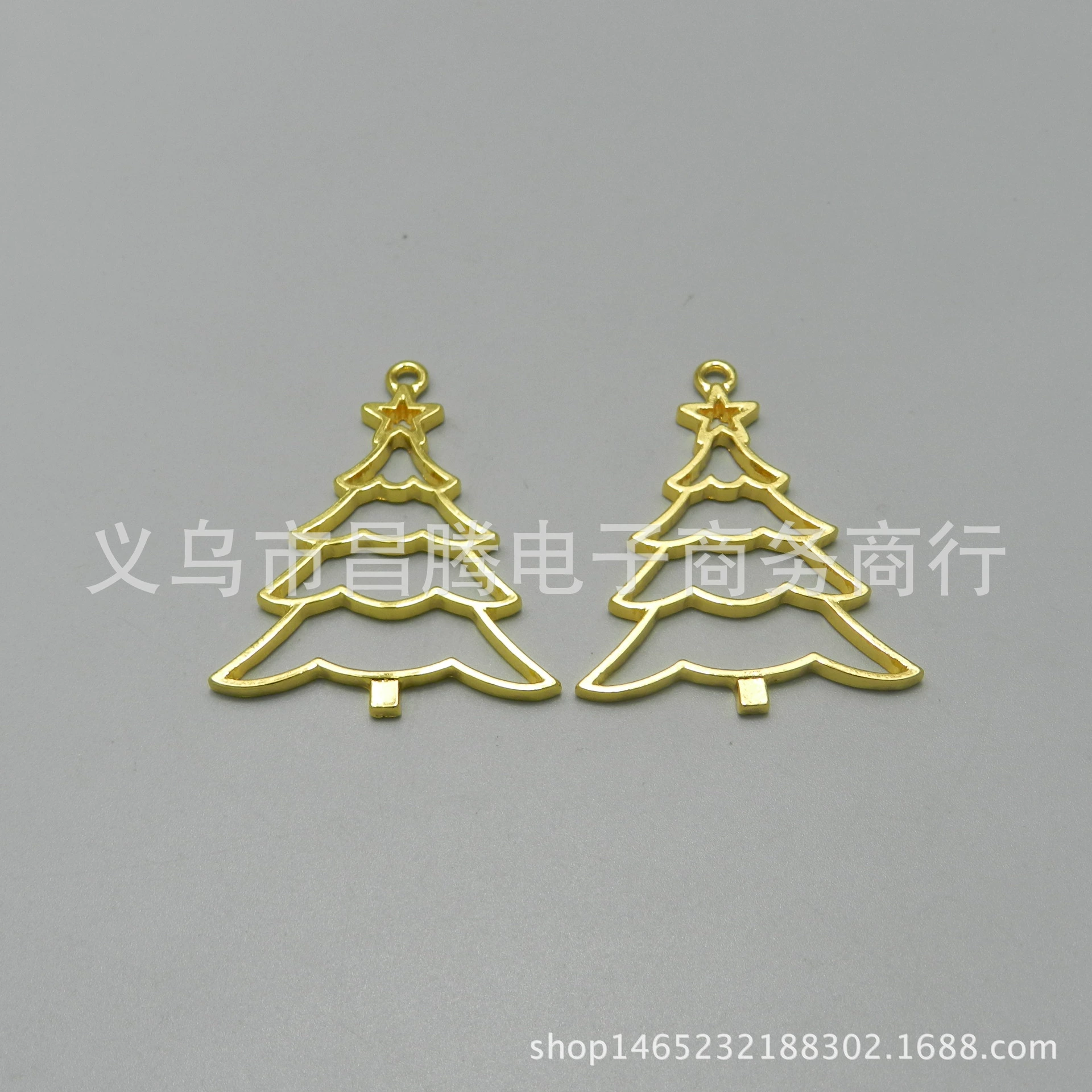 Сохранение цвета Рождественская елка УФ-клей капля полый каркас цинковый сплав металлический каркас DIY ювелирные аксессуары материалы ручной работы