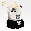 Summer clothing, children's set sleevless, 2020, Korean style