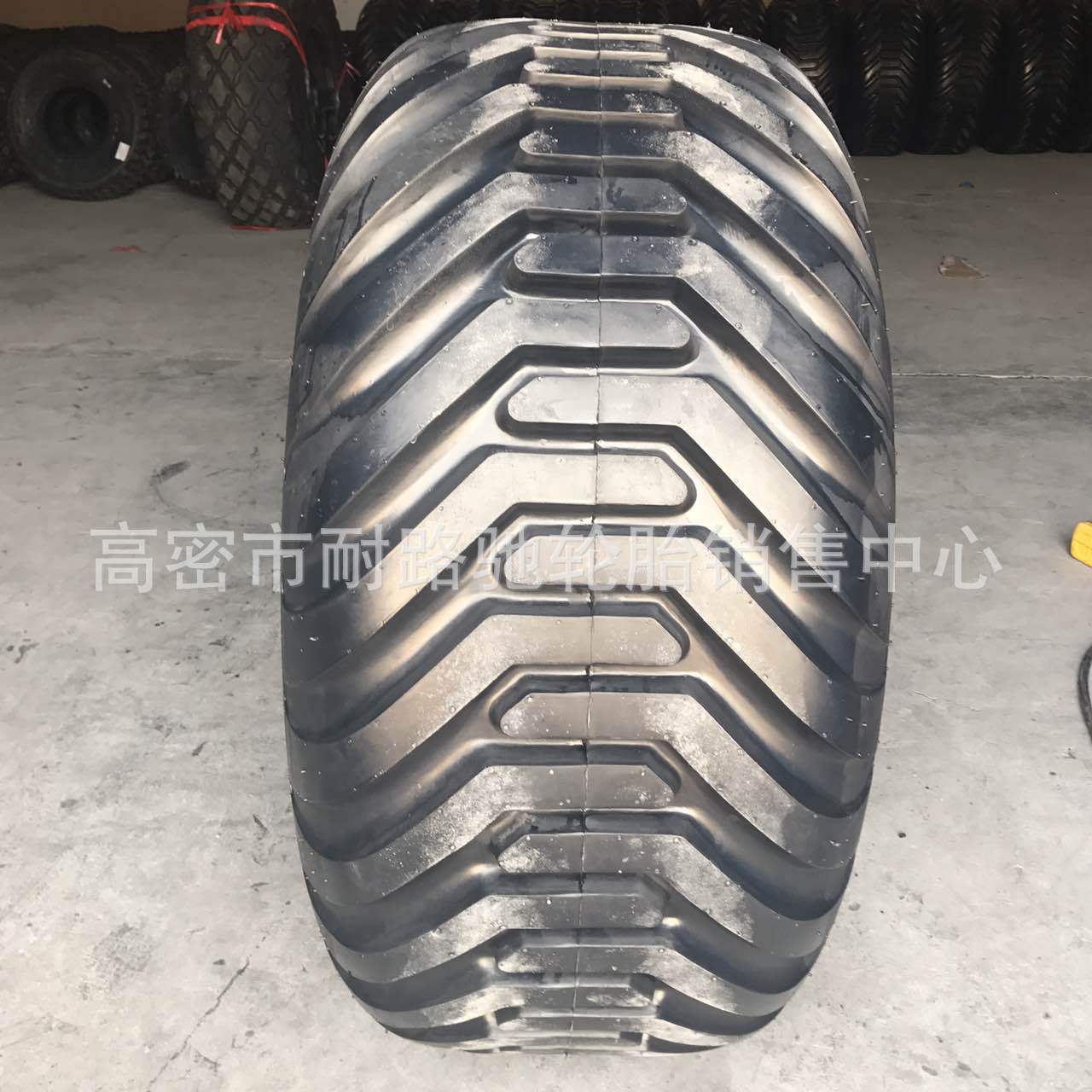 牧场拖车轮胎真空500/60-22.5 550/60-22.5捆草机轮胎改装配钢圈