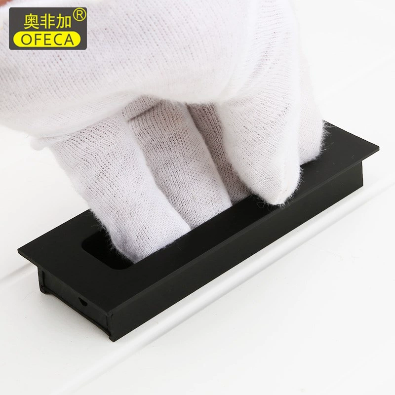 Скрытая ручка вмонтированная в шкаф-купе скрытая ручка invisible door handle шкаф-выдвижной ящик черный невидимый дизайн