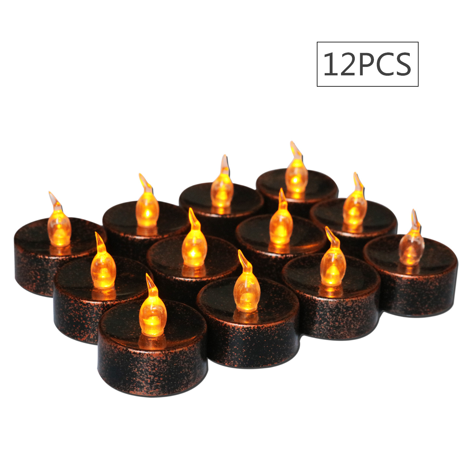 Electronic flashing candle