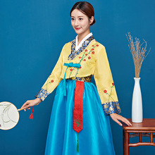 韩服朝鲜族成人演出服民族服舞蹈服表演服年会演出服套装新款春季