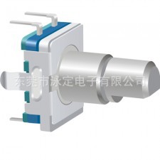 11编码器编码器带开关360度旋转编码器半轴梅花柄音响数字电位器