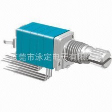 097型双联带开关电位器直脚八脚开关防尘调音调光调速电位器