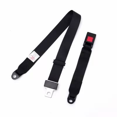 Car Two-Point Passenger Car Two-Point Safety Belt Amusement Equipment Forklift Special Version Vehicle Safety Certification (Car seat belt)