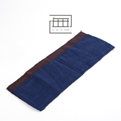 棉麻小茶巾 茶道配件雙層布料小號茶席 旅行茶具包裝便攜長形潔方