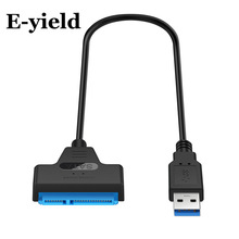 跨境SATA转usb3.0硬盘转接usb3.0易驱线2.5寸SSD硬盘连接器50cm