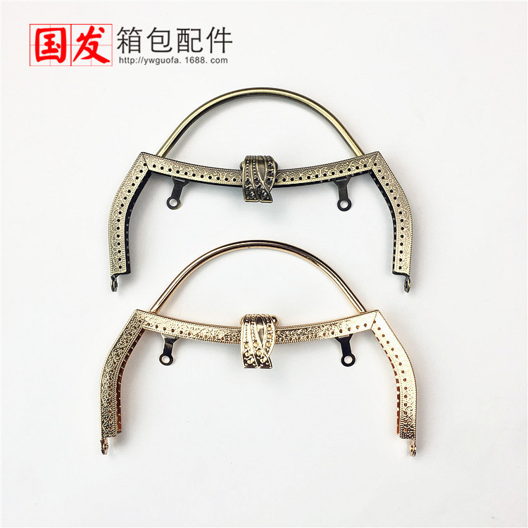 18cm cintura cóncava cabeza de hoja mano oro agujero de aguja oro bronce oro ligero