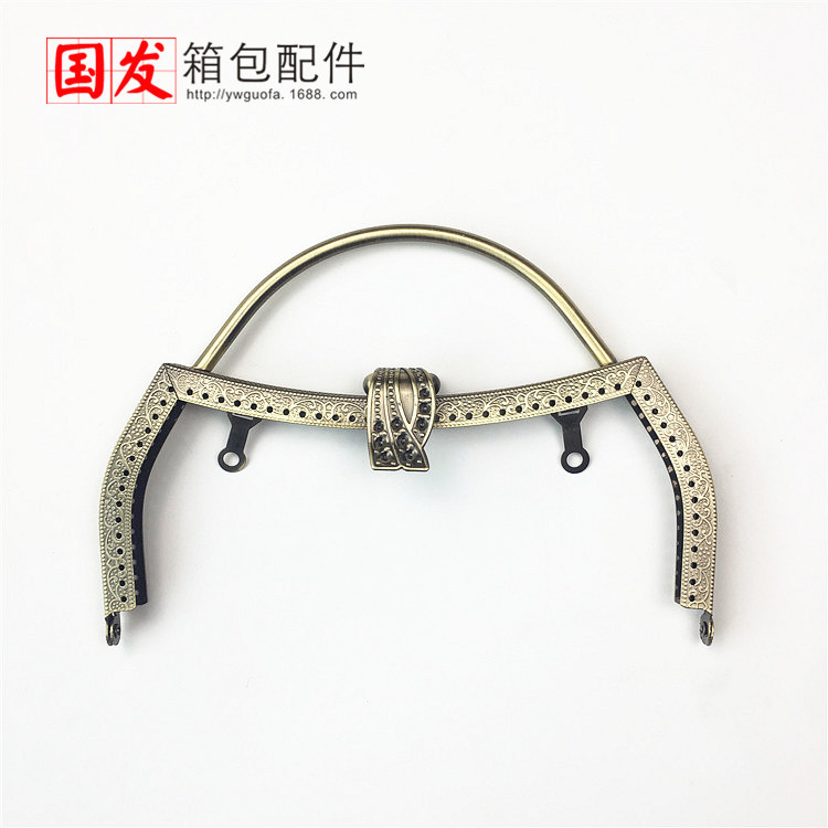 18cm cintura cóncava cabeza de hoja mano oro agujero de aguja oro bronce oro ligero