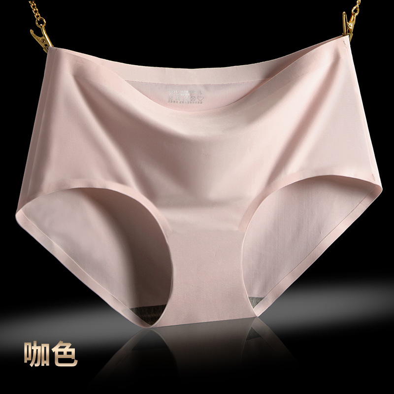 Nueva ropa interior sin costuras de una pieza de seda de hielo para mujer cintura media ropa interior de mujer sexy talla grande ropa interior de mujer 810
