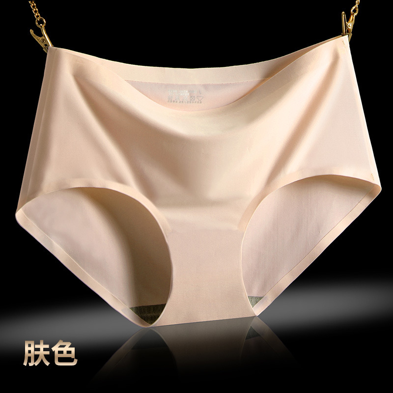 Nueva ropa interior sin costuras de una pieza de seda de hielo para mujer cintura media ropa interior de mujer sexy talla grande ropa interior de mujer 810