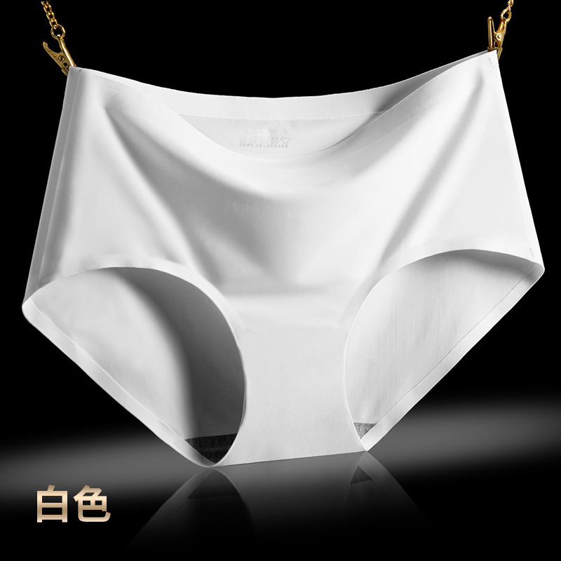 Nueva ropa interior sin costuras de una pieza de seda de hielo para mujer cintura media ropa interior de mujer sexy talla grande ropa interior de mujer 810