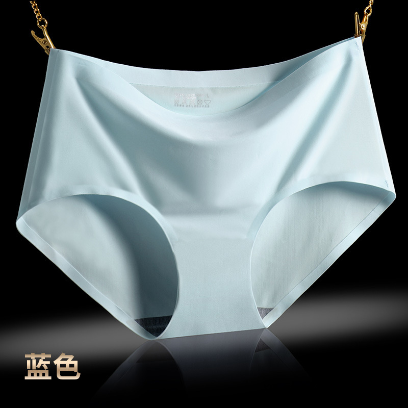 Nueva ropa interior sin costuras de una pieza de seda de hielo para mujer cintura media ropa interior de mujer sexy talla grande ropa interior de mujer 810