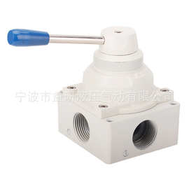 气动手转阀4HV230C-08/330C-10/430-25三位四通手动换向阀